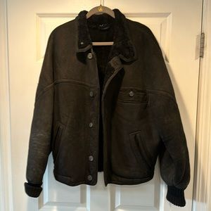 Verri Uomo Bomber Jacket, Leather. Made in Italy